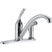 Delta Classic Single Handle Kitchen Faucet With Integral Spray