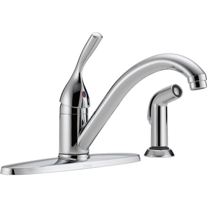 Delta Classic Single Handle Kitchen Faucet With Spray