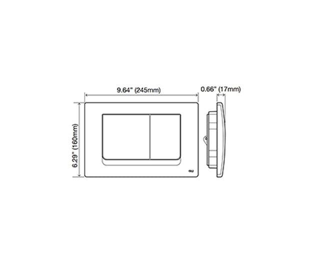 OLI Flush Plate Ria 640584