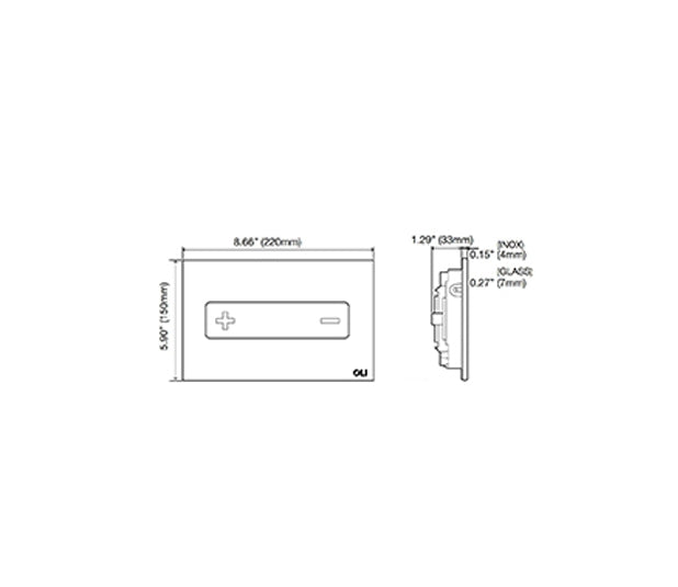 OLI Flush Plate Oceania 87947