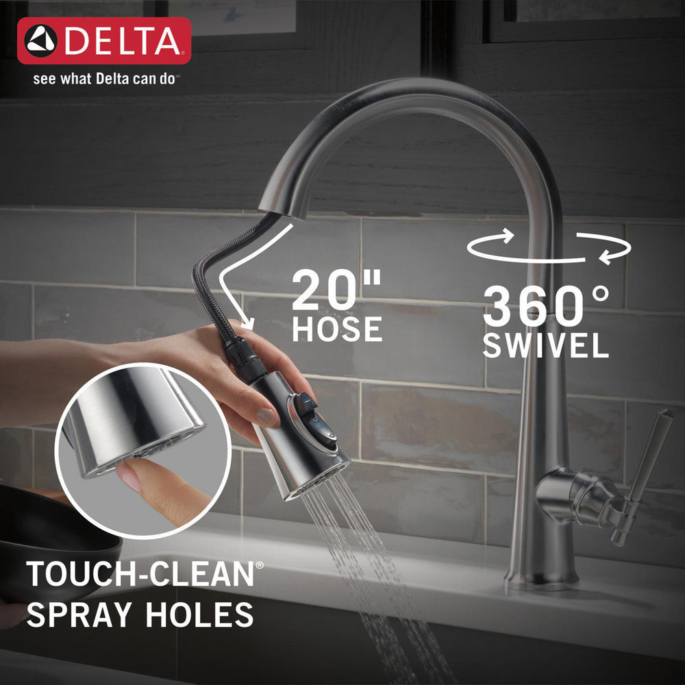 Delta Emmeline Shieldspray Pull-down Kitchen Faucet 1L