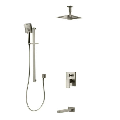 Kodaen Madison 3-Way Pressure Balanced Shower System W/ Sliding Bar