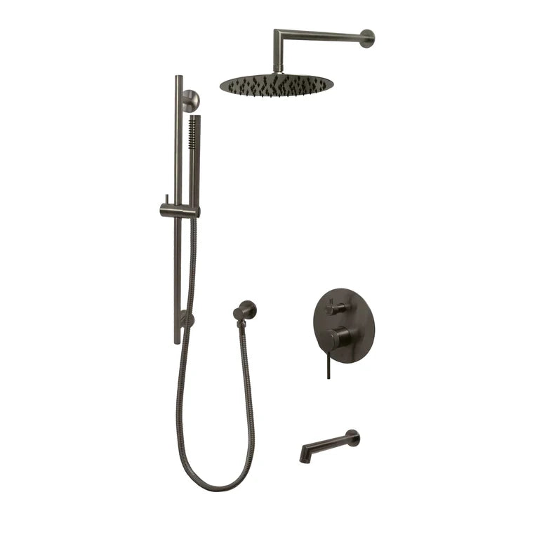 Kodaen Noho 3-Way Pressure Balanced Shower System W/ Sliding Bar F55200-W10ATS