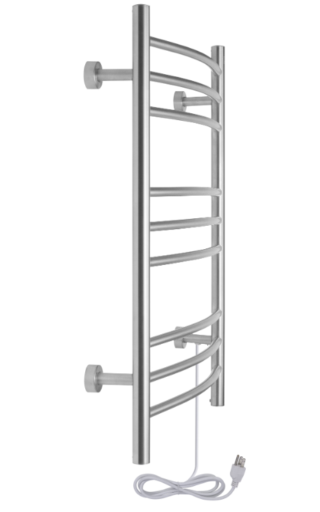 WarmlyYours Riviera - Dual Connection 9 Bar Towel Warmer