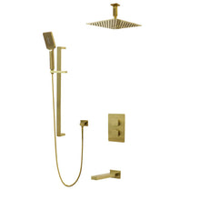 Kodaen Diamond Three Way Thermostatic Shower System - Kit 1