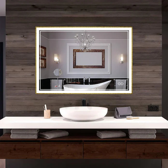 Kodaen Infinity Sp Front-lit Framed Bathroom LED Vanity Mirror LEDBMF217