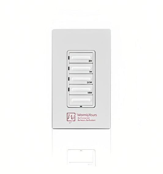 WarmlyYours Hardwired 4-setting Countdown Timer For Radiant Panels And Towel Warmers