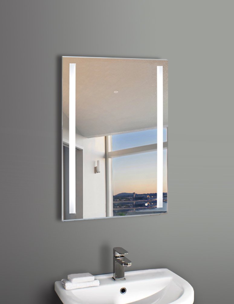 WarmlyYours Ingrid Wall Mounted LED Mirror 36ʺ x 24ʺ