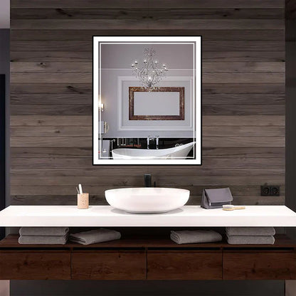 Kodaen Infinity Sp Front-lit Framed Bathroom LED Vanity Mirror LEDBMF217