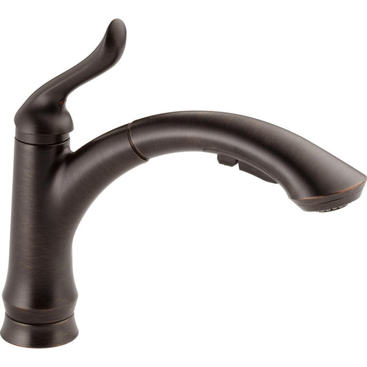 Delta LINDEN Single Handle Pull-Out Kitchen Faucet- Venetian Bronze