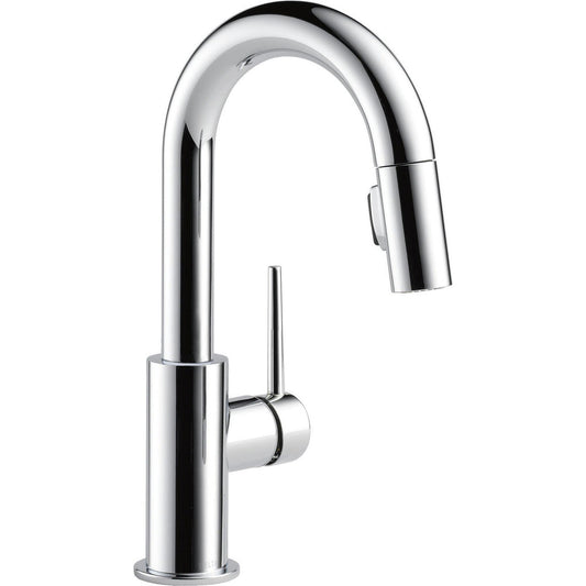 Delta TRINSIC Single Handle Pull-Down Bar / Prep Faucet- Chrome