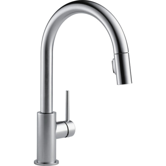 Delta TRINSIC Single Handle Pull-Down Kitchen Faucet- Arctic Stainless