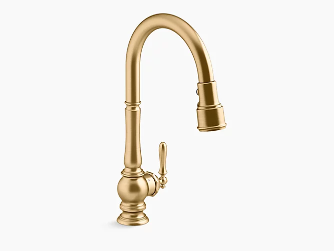 Kohler Artifacts 17" Kitchen Sink Faucet With Kohler Konnect and Voice Activated Technology