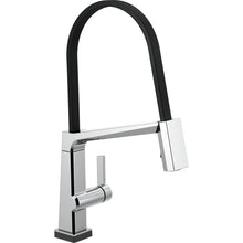 Delta Pivotal Single Handle Exposed Hose Kitchen Faucet With Touch2O Technology