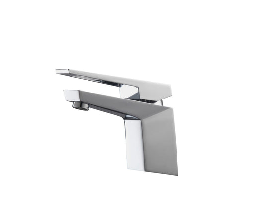 Kube Bath Aqua Siza Single Lever Modern Bathroom Vanity Faucet – Chrome