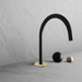 Baril Two-Handle Deck Mounted Lavatory Faucet Without Drain