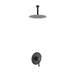 Kube Bath Aqua Rondo Black Shower Set With Ceiling Mount 12