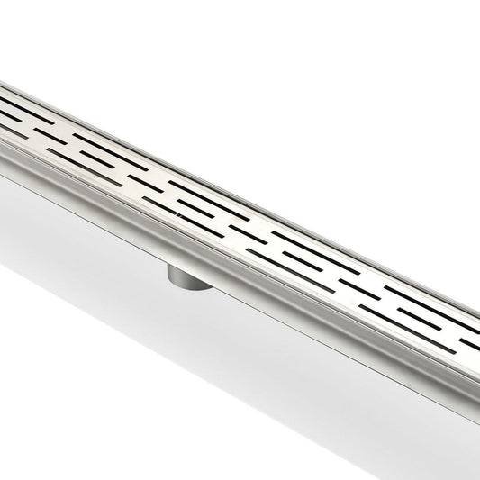 Kube Bath Kube 48" Stainless Steel Linear Grate Shower Drain